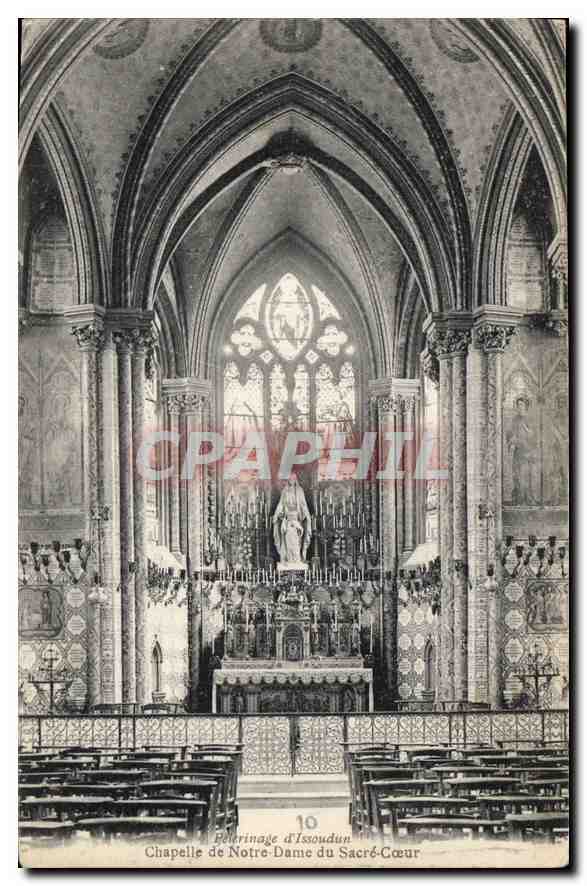 CPA Pelerinage d'Issoudun Chapelle de Notre Dame du Sacre Coeur 