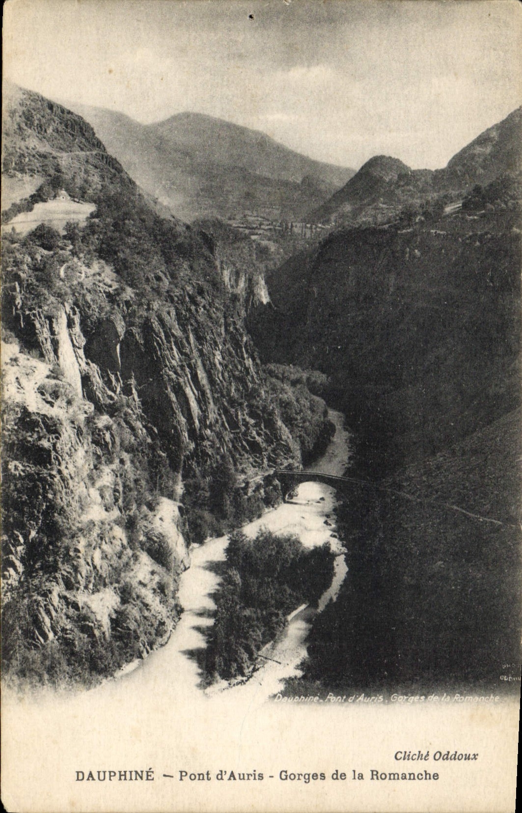 CPA Dauphine Pont d'Auris Gorges de la Romanche 