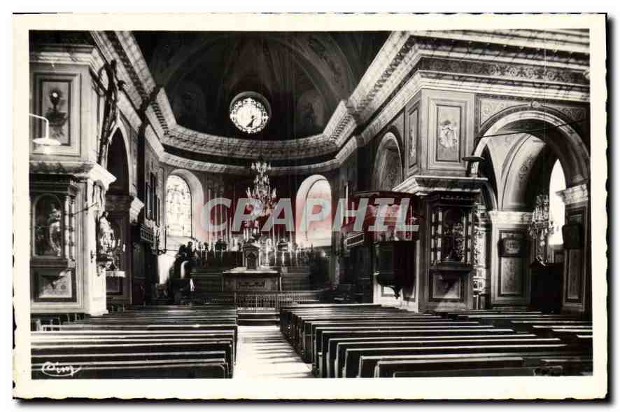 CPA Lanslebourg Savoie vue interieur de l'eglise 
