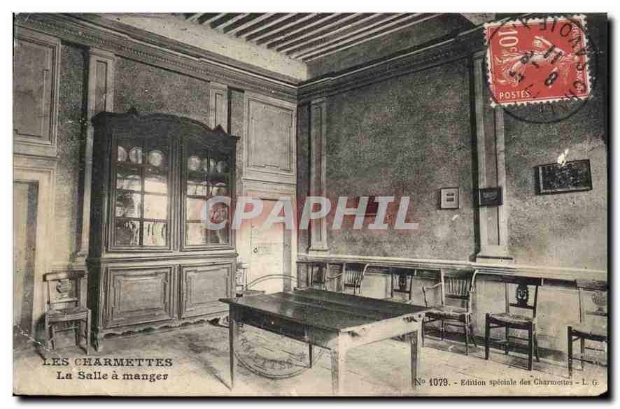 CPA Les Charmettes la Salle a manger 
