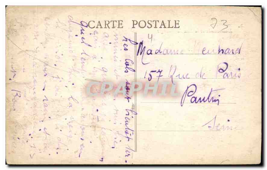 CPA Aix les Bains Savoie l'Abbaye de Hautecombe et le Lac du Bourget  — Rückseite