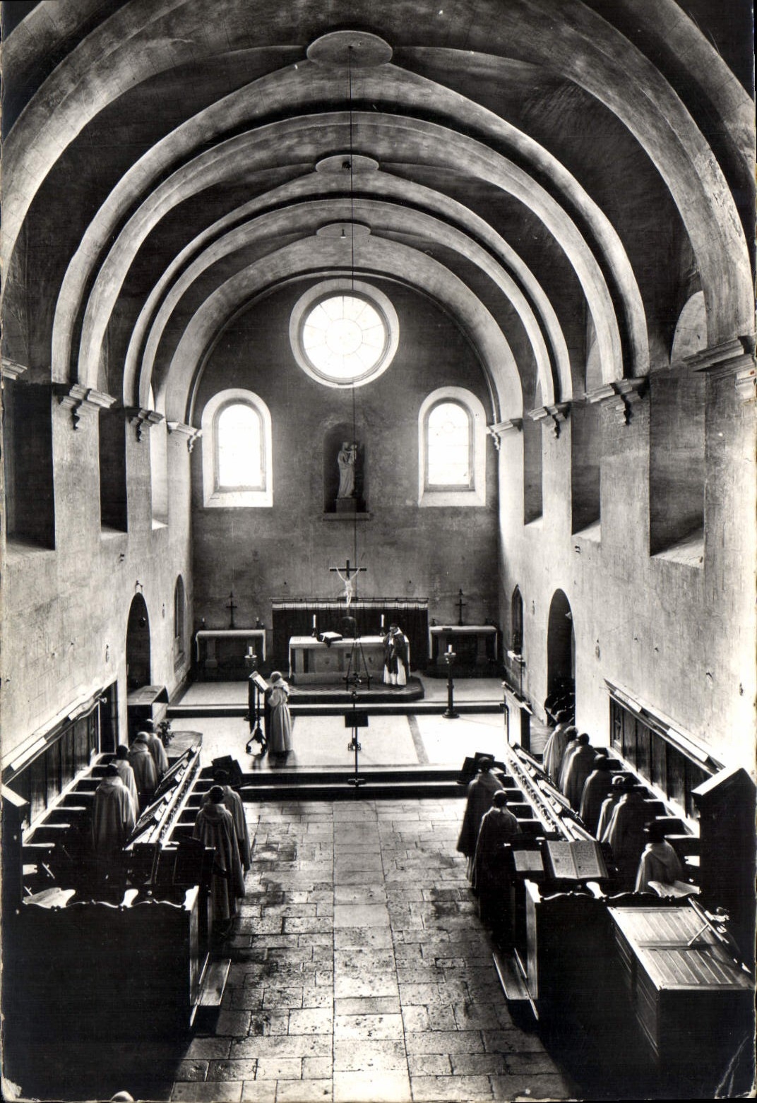 CPA Abbaye de Tamie la Grande messe conventuelle 