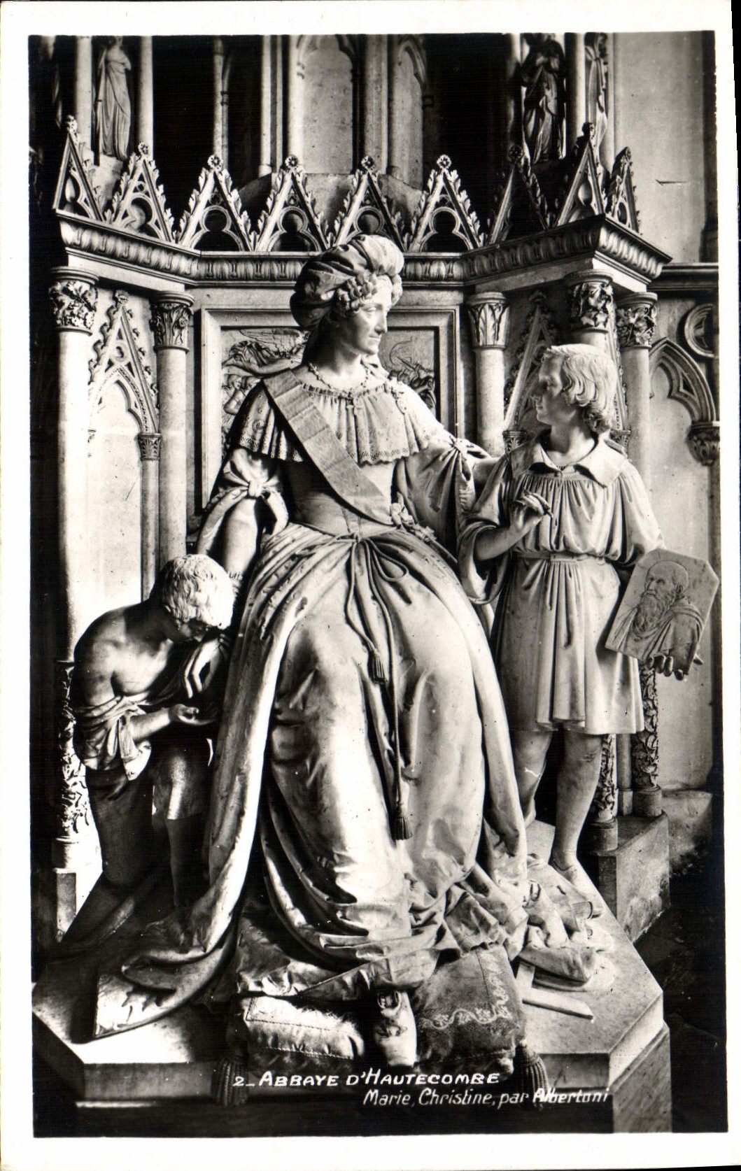 CPA Abbaye d'Hautecombe Marie Christine par Athertani Albertoni 