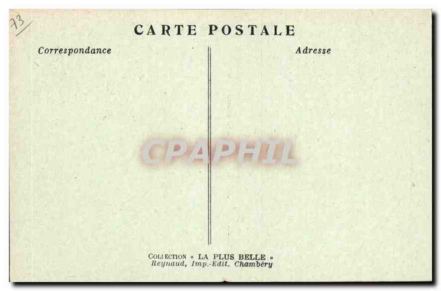 CPA Aix les Bains l'Arc Romain erige au III siecle par Lucius Pompeius Campanus  — Verso