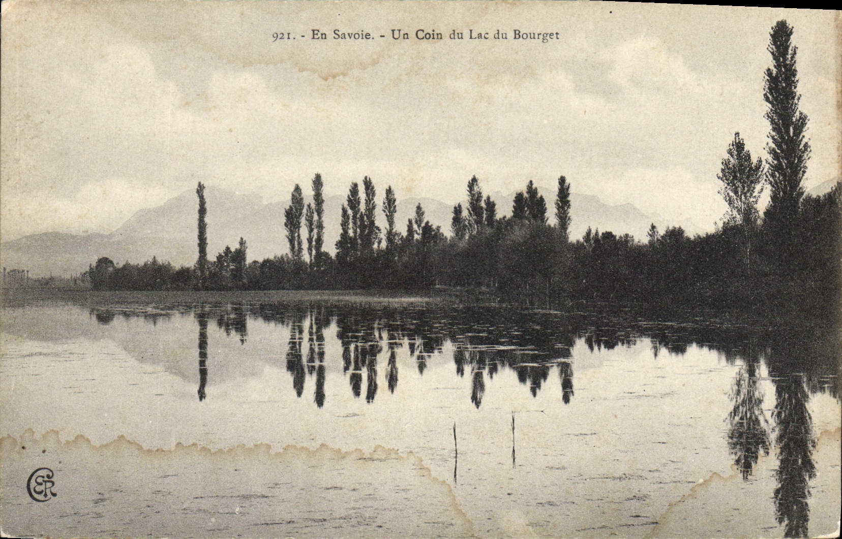 Un Coin du Lac du Bourget — En Savoie — n° 921 — Éditeur C.R.