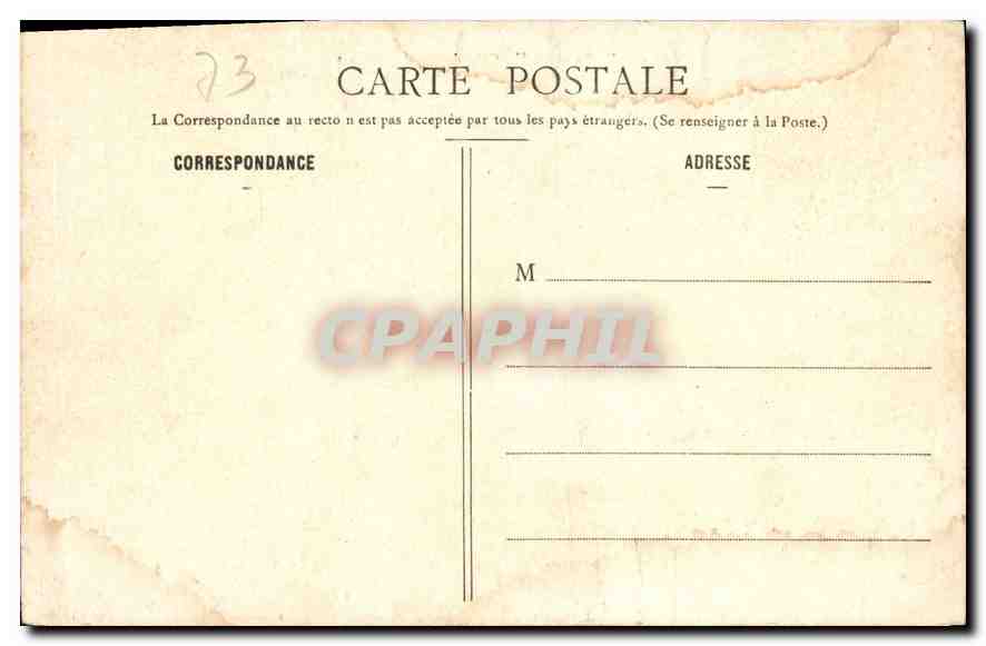 Un Coin du Lac du Bourget — En Savoie — n° 921 — Éditeur C.R. — Achterkant