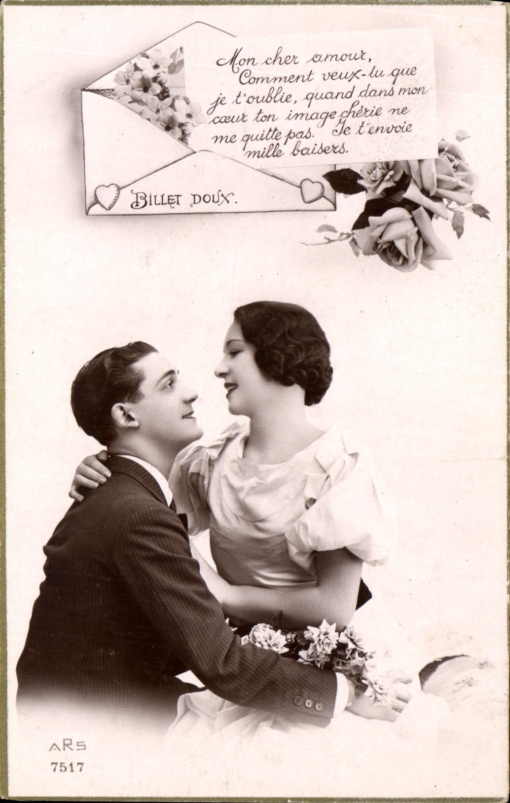 Couple amoureux — scène romantique — ARS 7517