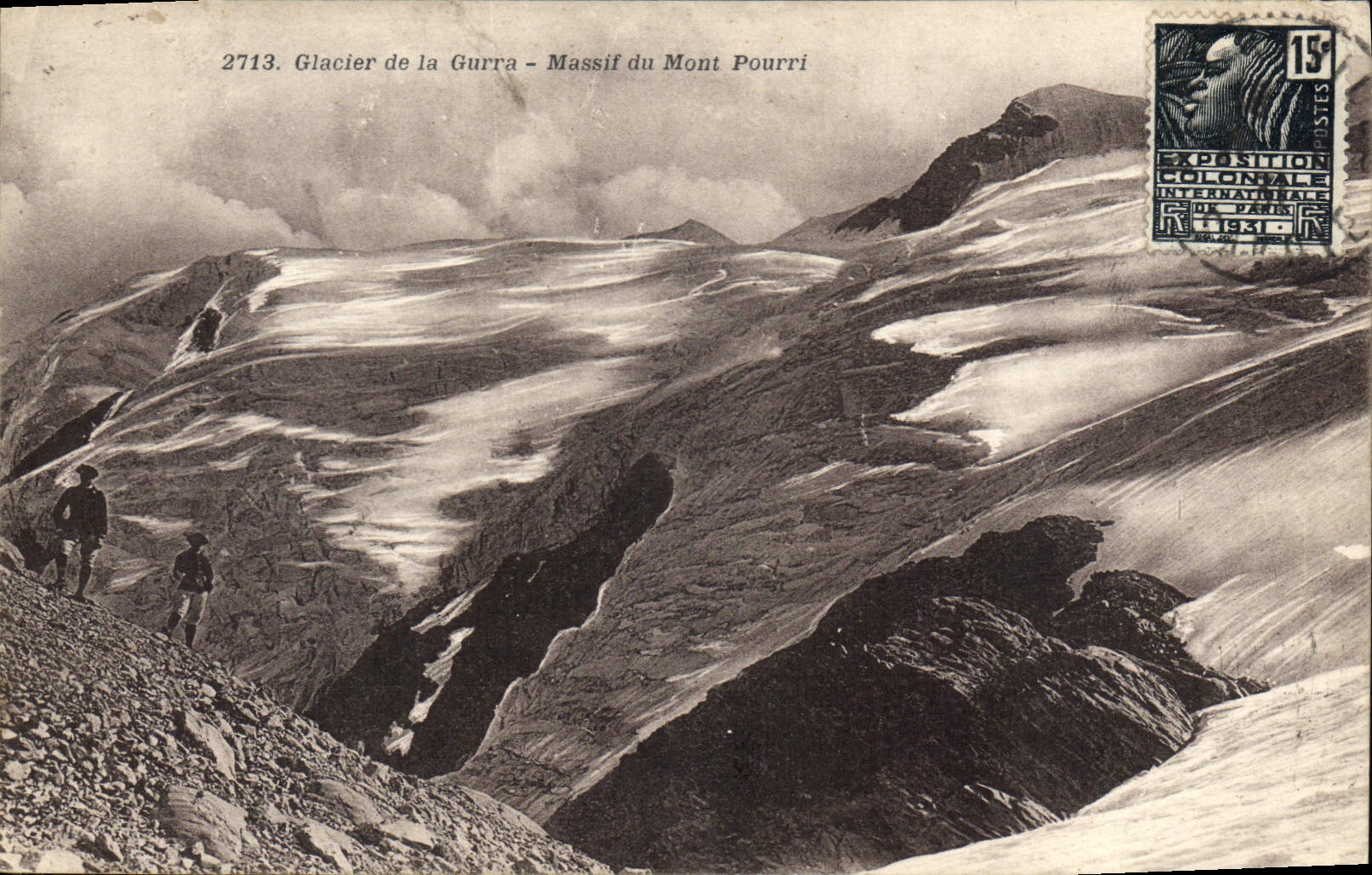 Glacier de la Gurra - Massif du Mont Pourri — Exposition Coloniale Internationale de Paris — n° 2713