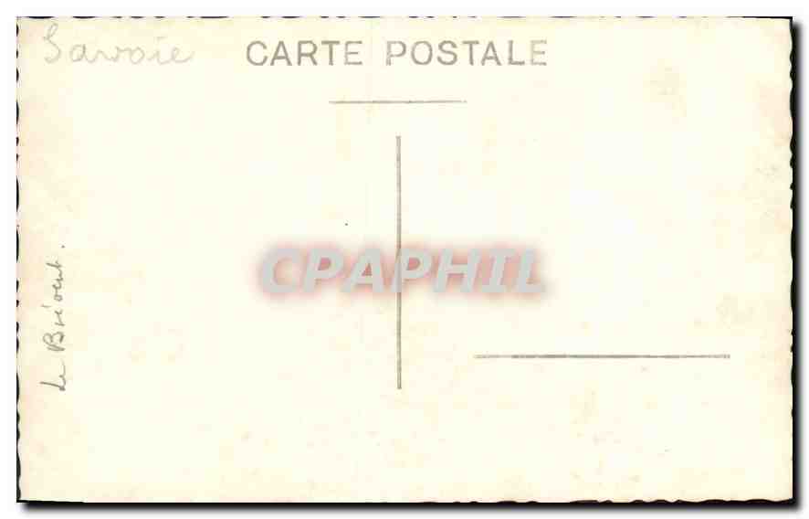 CPA Le Brevent Moutons — Rückseite