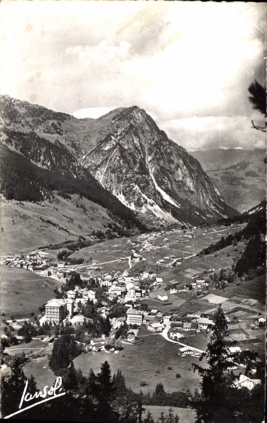 Pralognan-la-Vanoise — Allgemeiner Blick und Pointe de Villeneuve — Verleger Pralognan Station Climatique