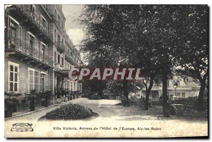 CPA Villa Victoria Annexe de l'Hotel de l'Europe Aix les Bains 