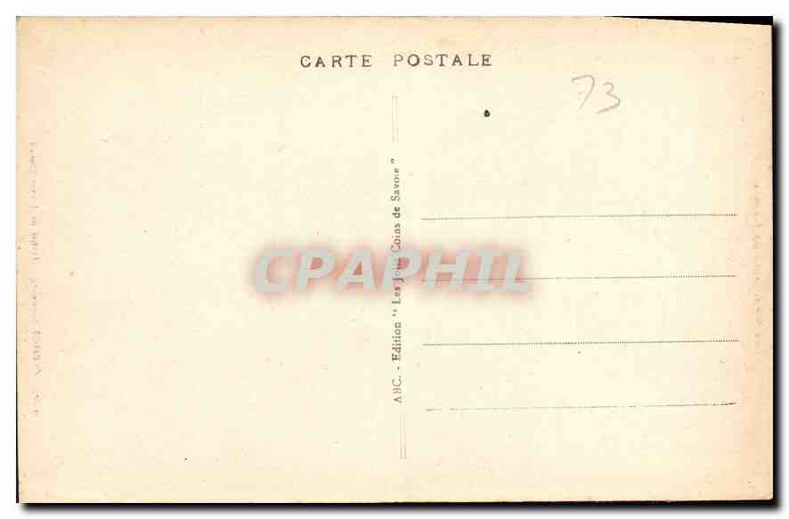 CPA Les Jolis Coins de Savoie Yenne Savoie Defile de Pierre Chatel  — Rückseite