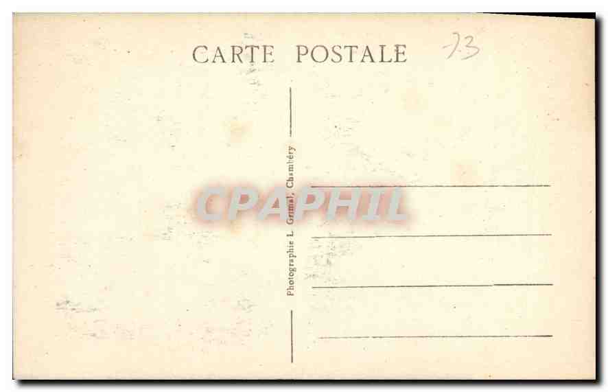 CPA La Savoie Touristique Environs de Chambery et d'Aix les Bains Voiliers sur le Lac du Bourget  — Rückseite
