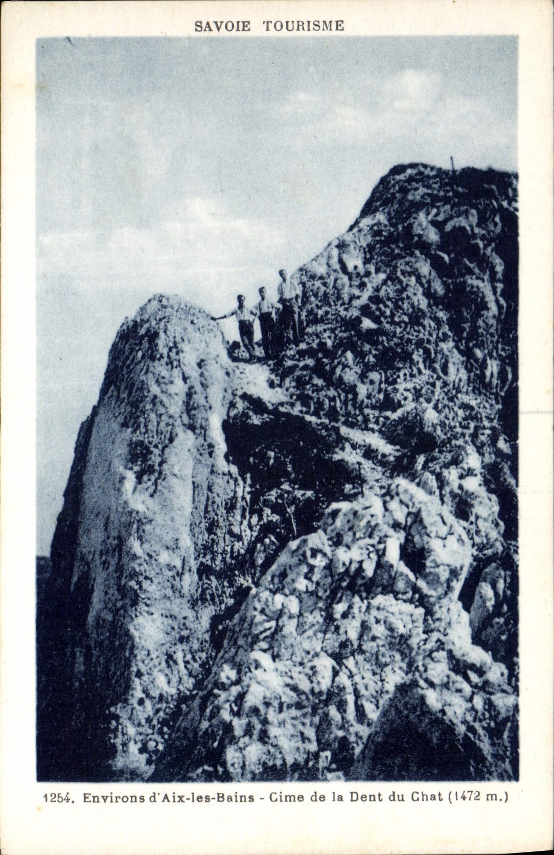 CPA Savoie Tourisme Environs d'Aix les Bains Cime de la dent du Chat 