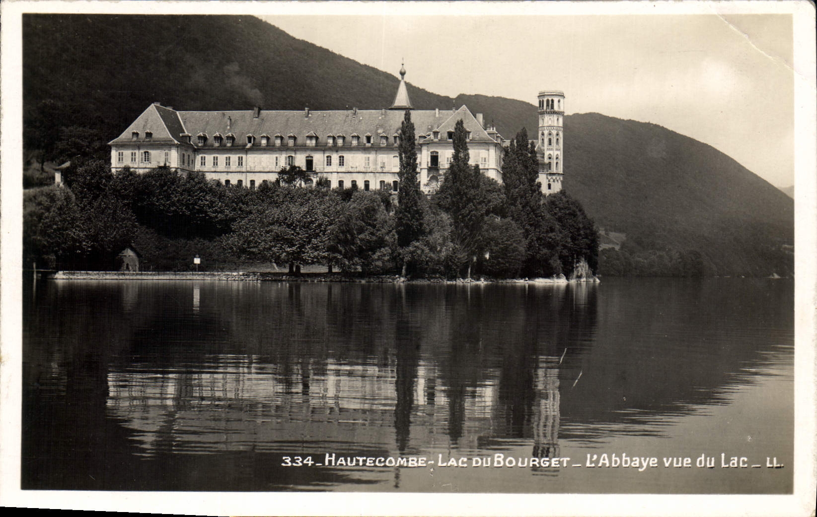 Haute-Côme - Lac du Bourget - L'Abbaye vue du Lac — LL. n°334