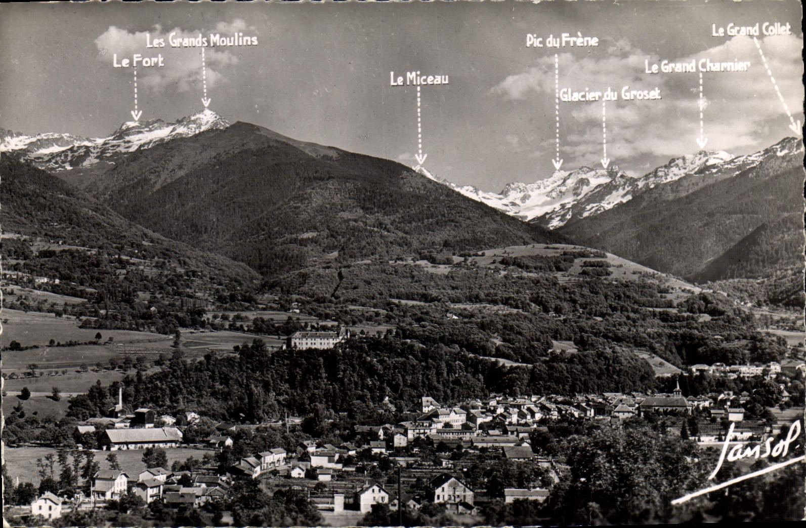 CPA La Rochette Savoie vue generale 