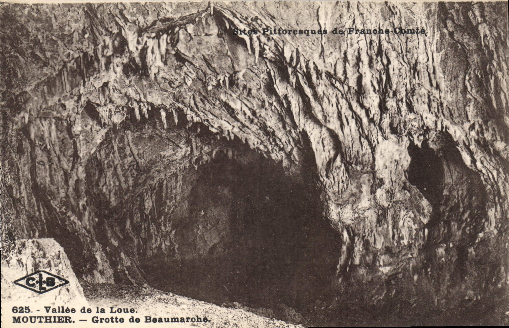 Grotte de Beaumarché — Vallée de la Loue — MOUTHIER — Sites Pittoresques de Franche-Comté