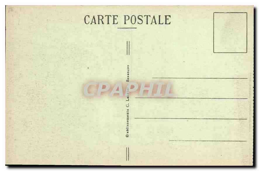 Grotte de Beaumarché — Vallée de la Loue — MOUTHIER — Sites Pittoresques de Franche-Comté — Verso