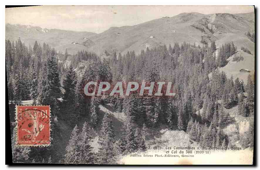 The Contamines s. St. Gervais-les-Bains and Col du Joli (1909-10) — Julien Icères Phot.-Réditeurs, Genève