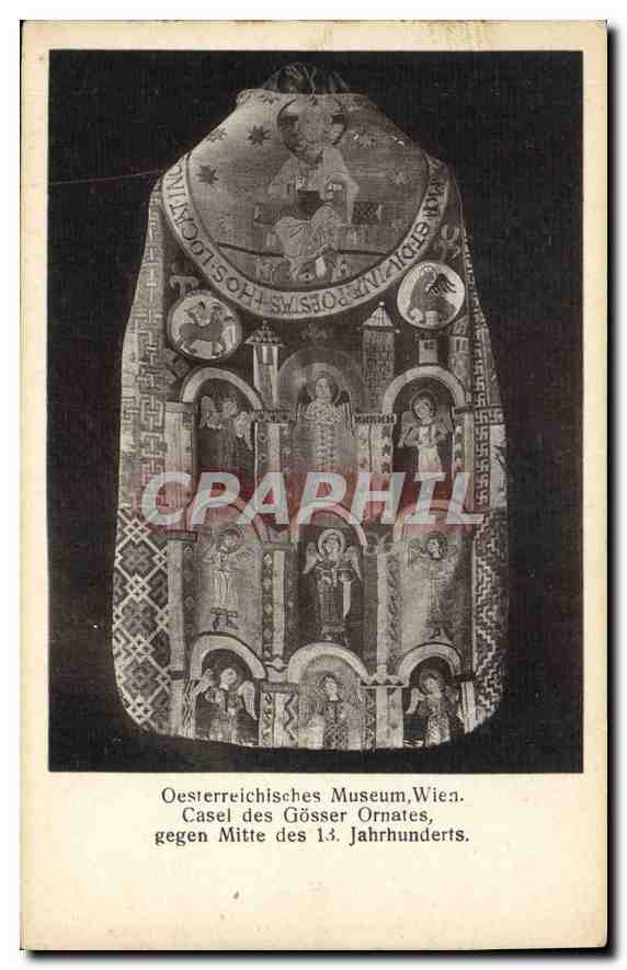 CPA Oesterreichisches Museum Wien Casel des Gosser Ornates Gagen Mitte des 13 Jahrhunderts 