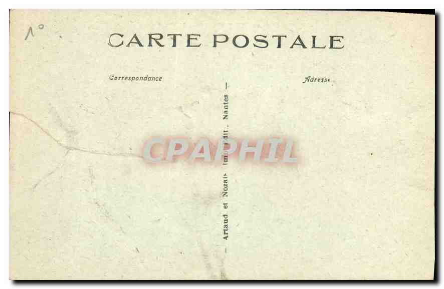 CPA Nantes Typique le Port Peche Pecheur Bateau — Rückseite
