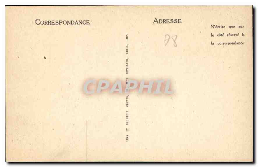 Vézelay — Chapiteau du quatrième pilier de la nef, basilique de la Madeleine — éditeur CPAPHIL, n°180 — Verso