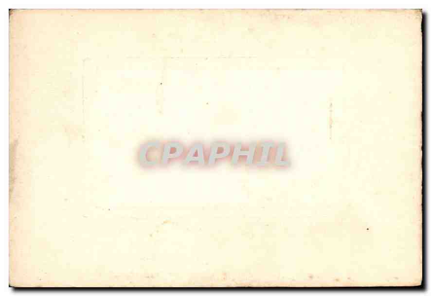 CPA Personnages — Verso