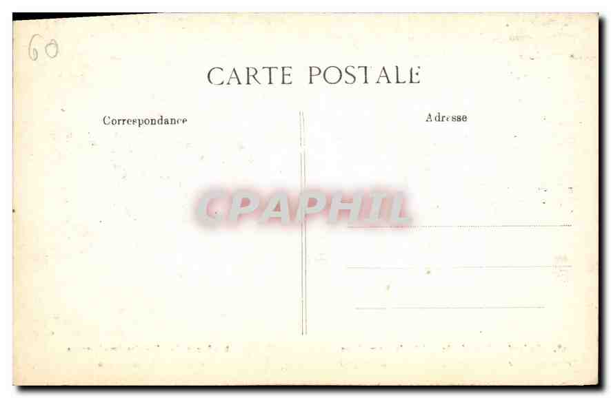 CPA Collection speciale du Palais de Compiegne Chambre a Coucher des Imperatrices  — Rückseite