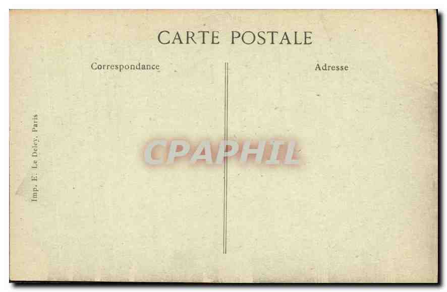 CPA Nimes les Frises du Portique de la Maison Carree  — Rückseite
