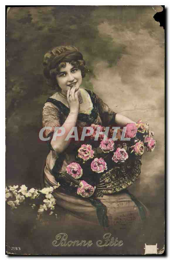 CPA Bonne Fete Femme
