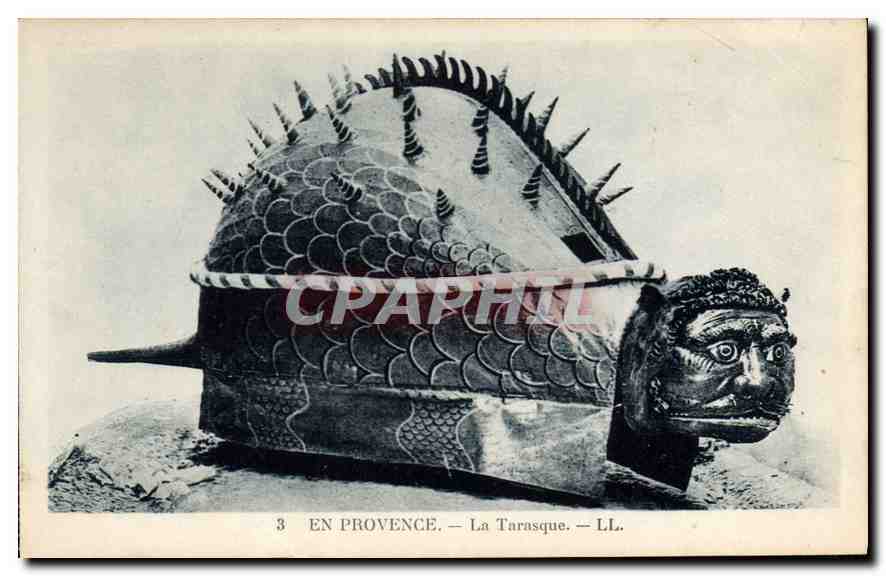 CPA En Provence la Tarasque 