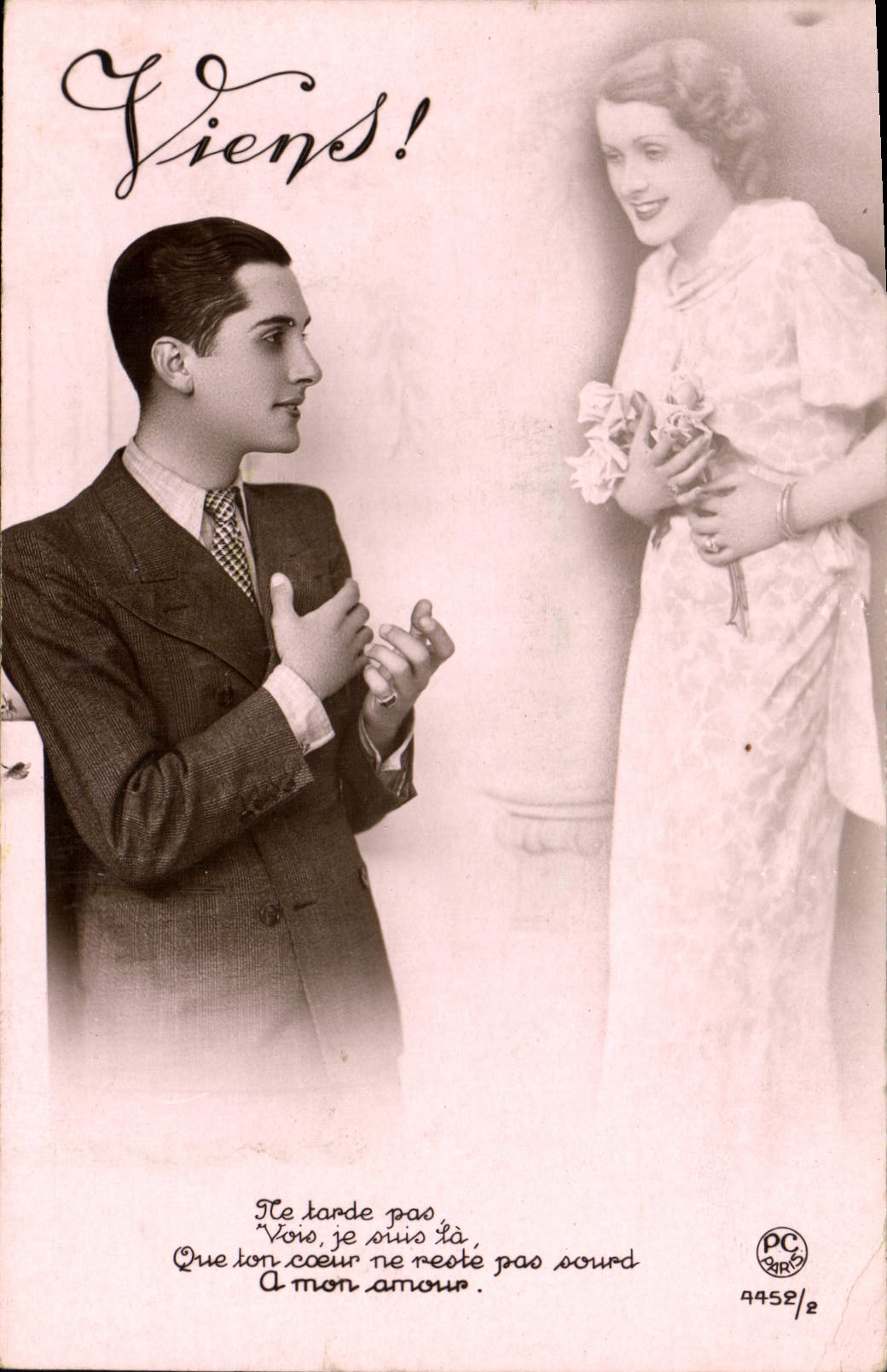 CPA Viens Femme