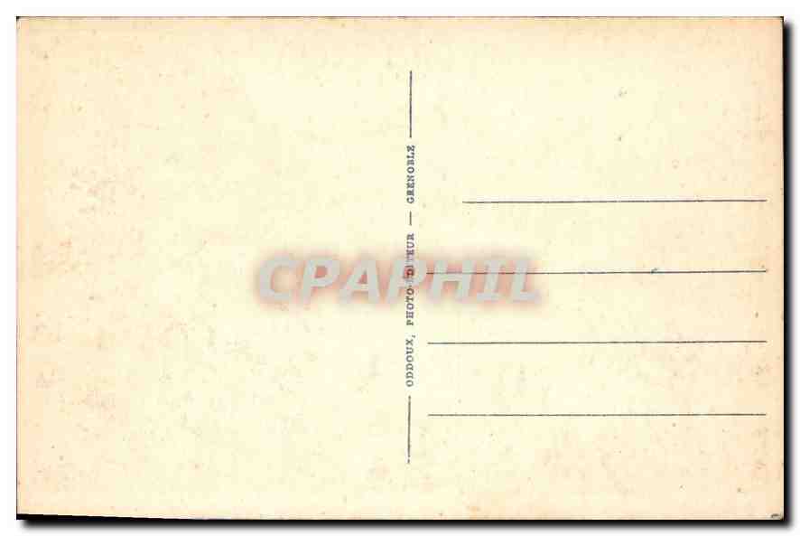 CPA le Grand Olan Lac Petarel Rhododendron  — Verso