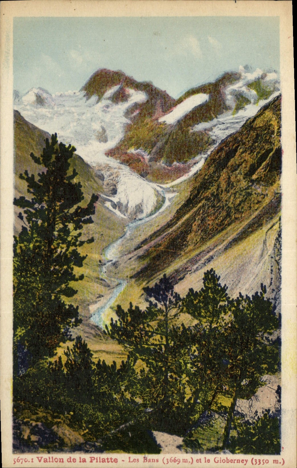 CPA Vallon de la Pilatte les Bans et le Globerney 