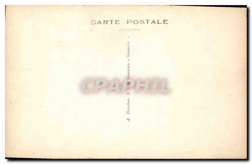 CPA Vallon de la Pilatte les Bans et le Globerney  — Back