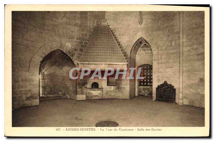 AIGUES-MORTES - La Torre de Constancia - Sala de los Guardias