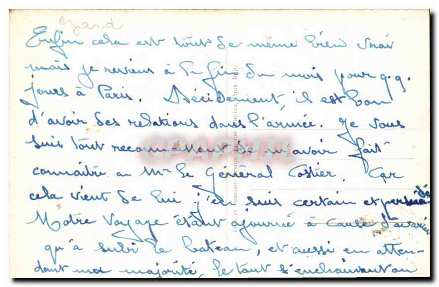 CPA Nimes Un coin du Jardin de la Fontaine  — Rückseite