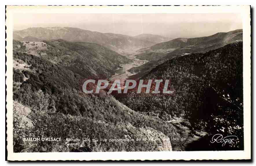 CPA Ballon d'Alsace Vue panoramique de la Vallee des Lacs de Sewen 
