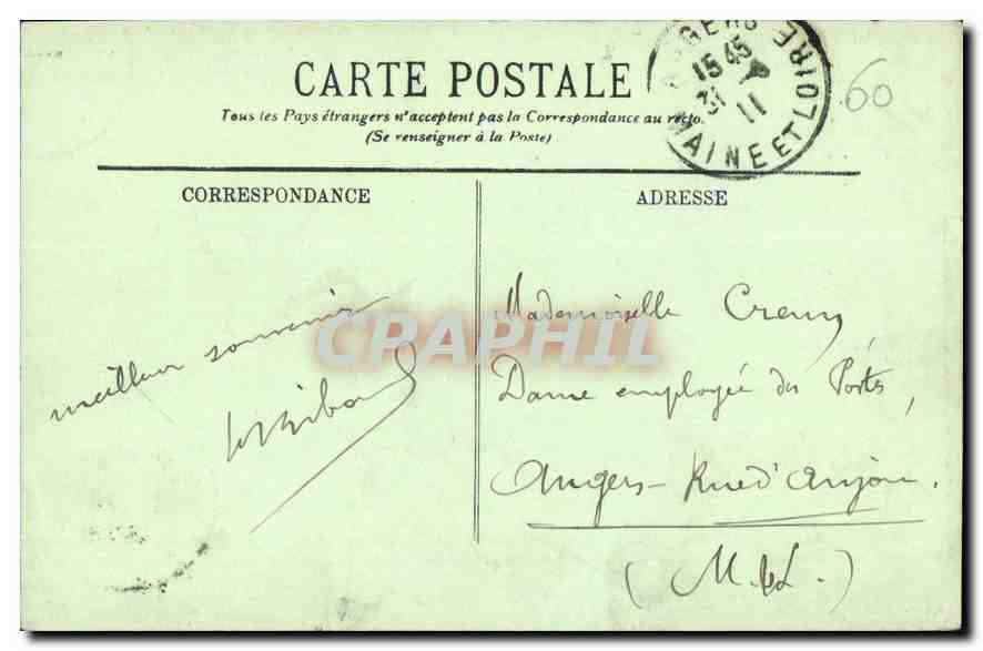 CPA Compiegne L'Avenue des Beaux Monts  — Rückseite