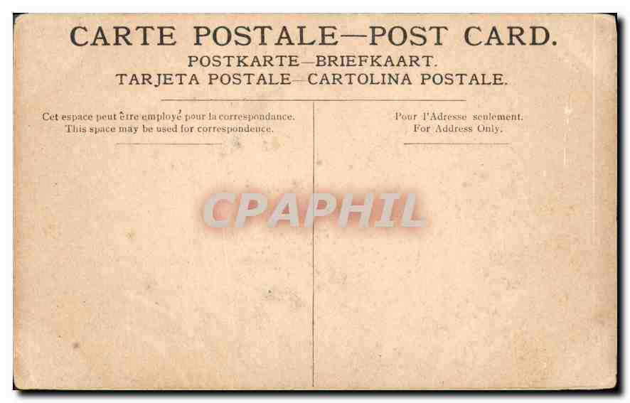 CPA Beaute du Sud Femme — Back