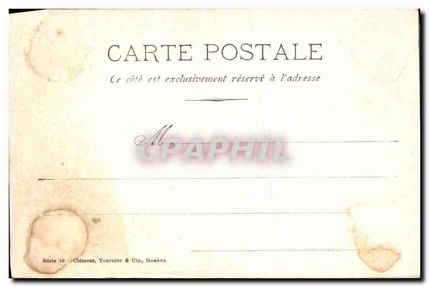 CPA Femme — Back