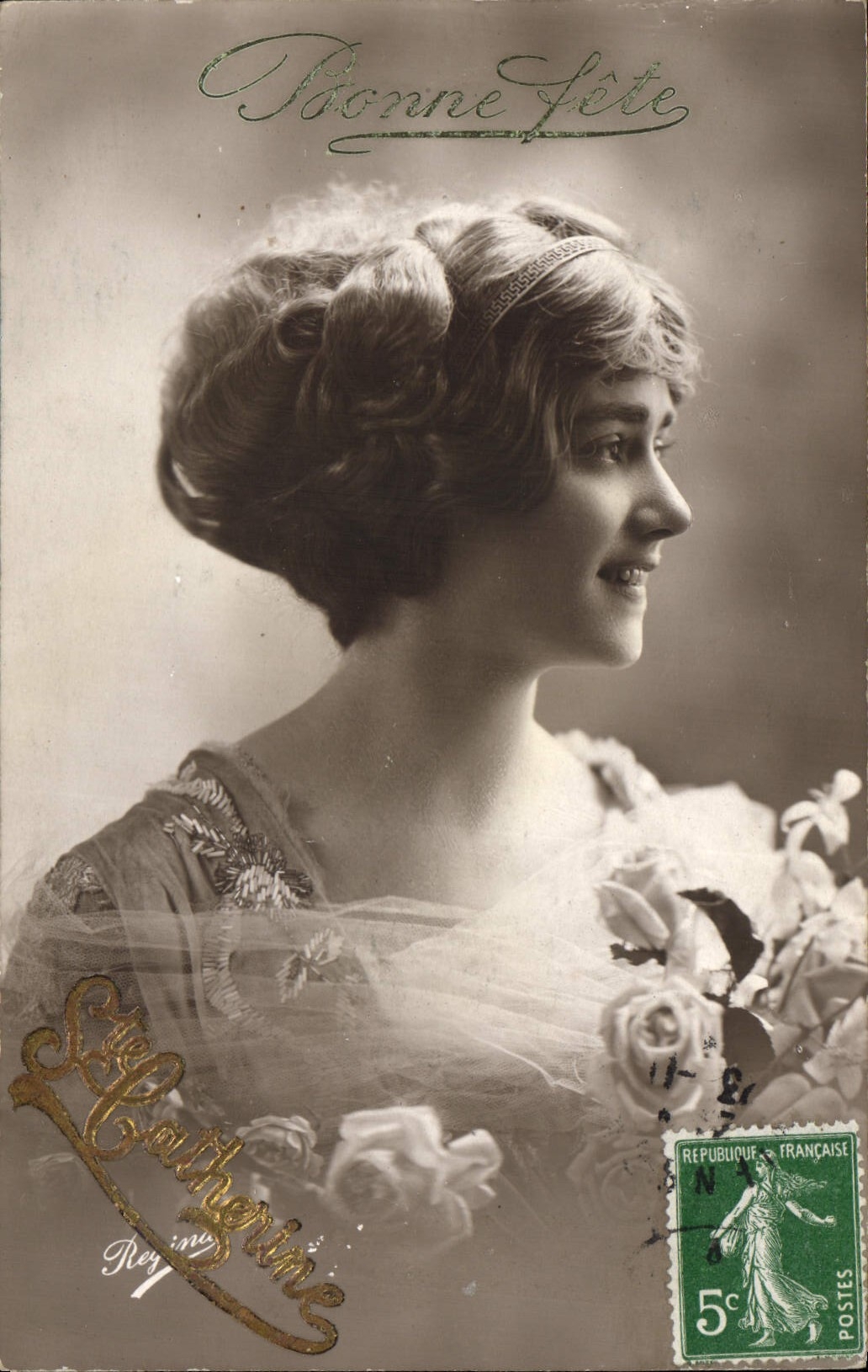 CPA Bonne Fete Femme
