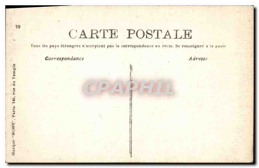 CPA Paris les Invalides le Sanctuaire de l'Eglise St Louis  — Verso