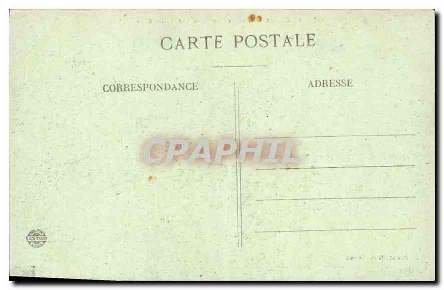 CPA Cruet Savoie Pont de Crousaz route de la Thuile  — Rückseite