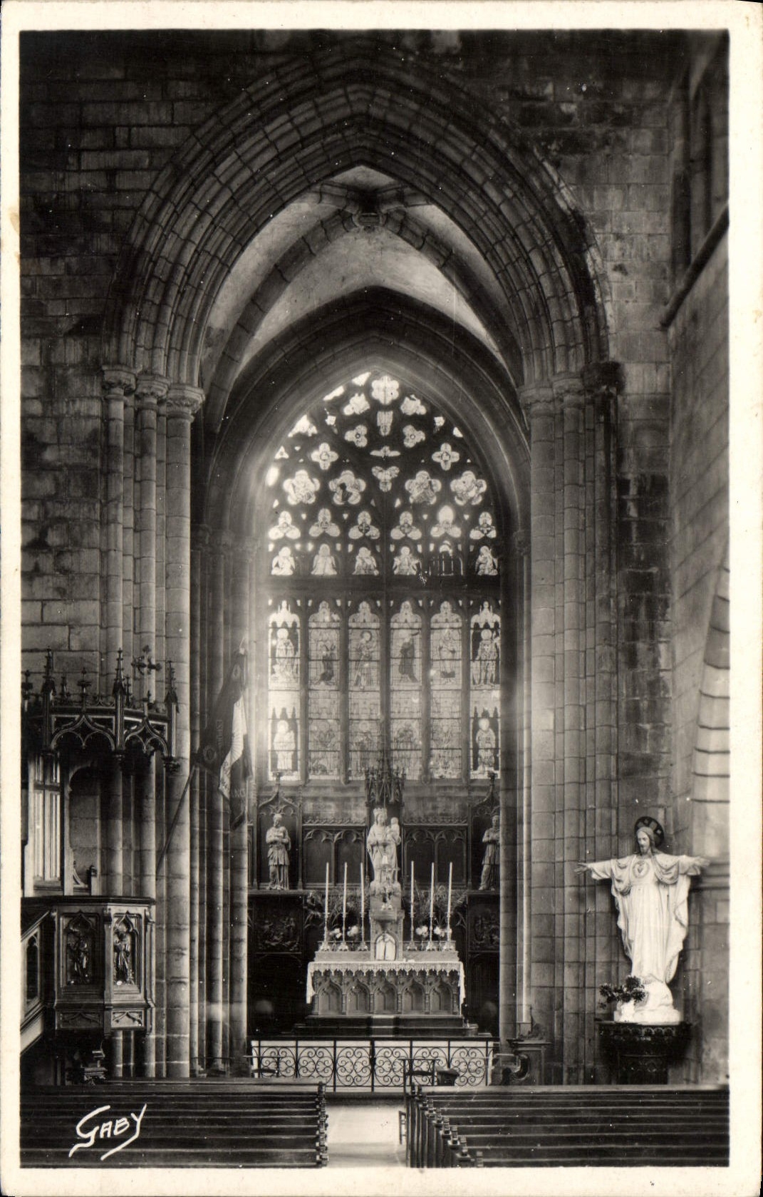 CPA Saint pol de Leon Interieur de Kreizker 