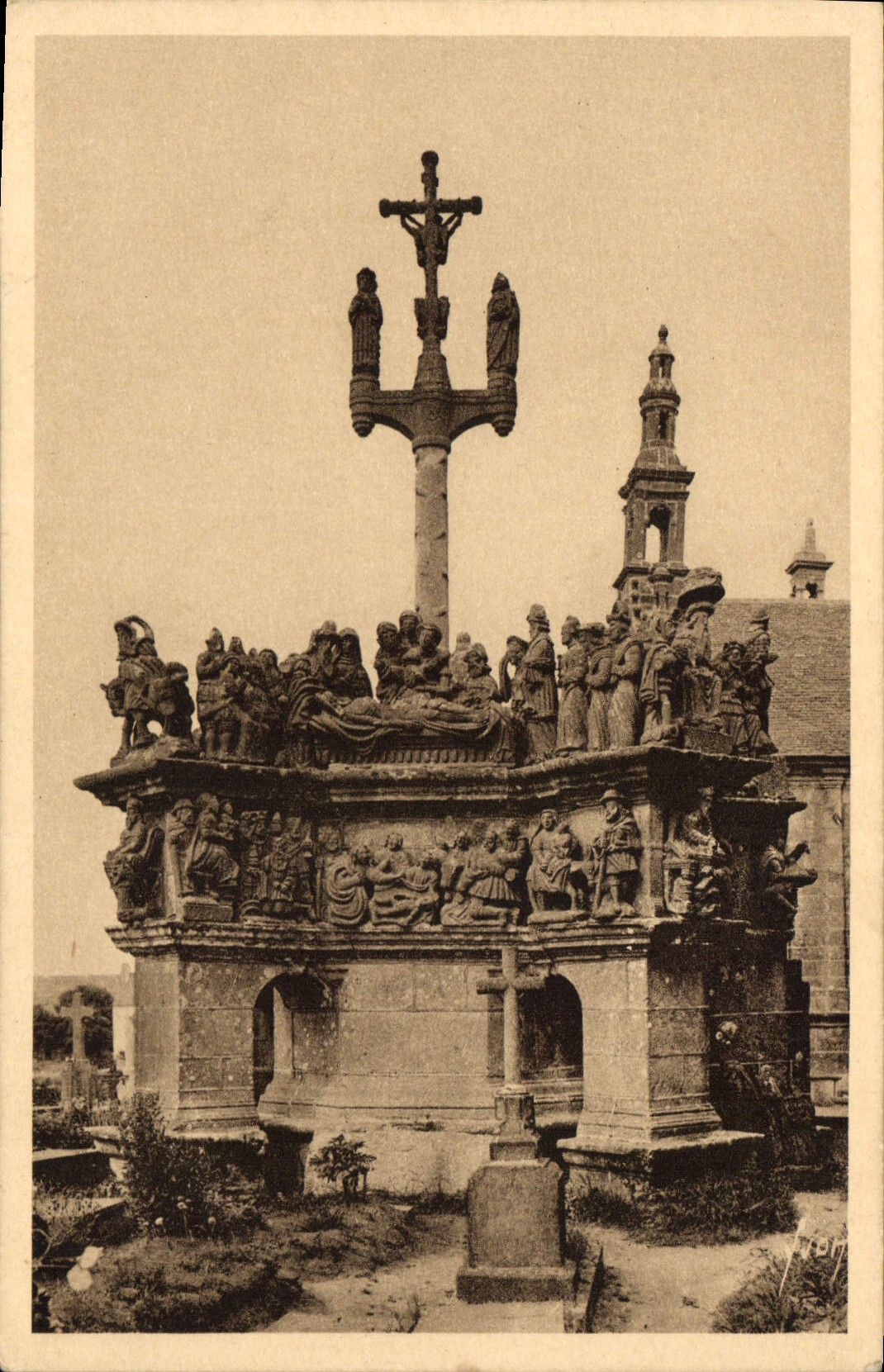 Guimiliau — Het kruisweg (1581-1588) — Les Éditions d'Art VYCOL, Parijs