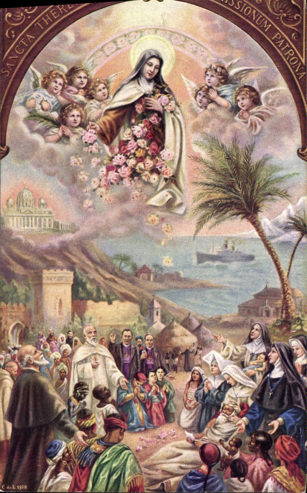 CPA St Therese de l'Enfant Jesus Patronne des Missions 