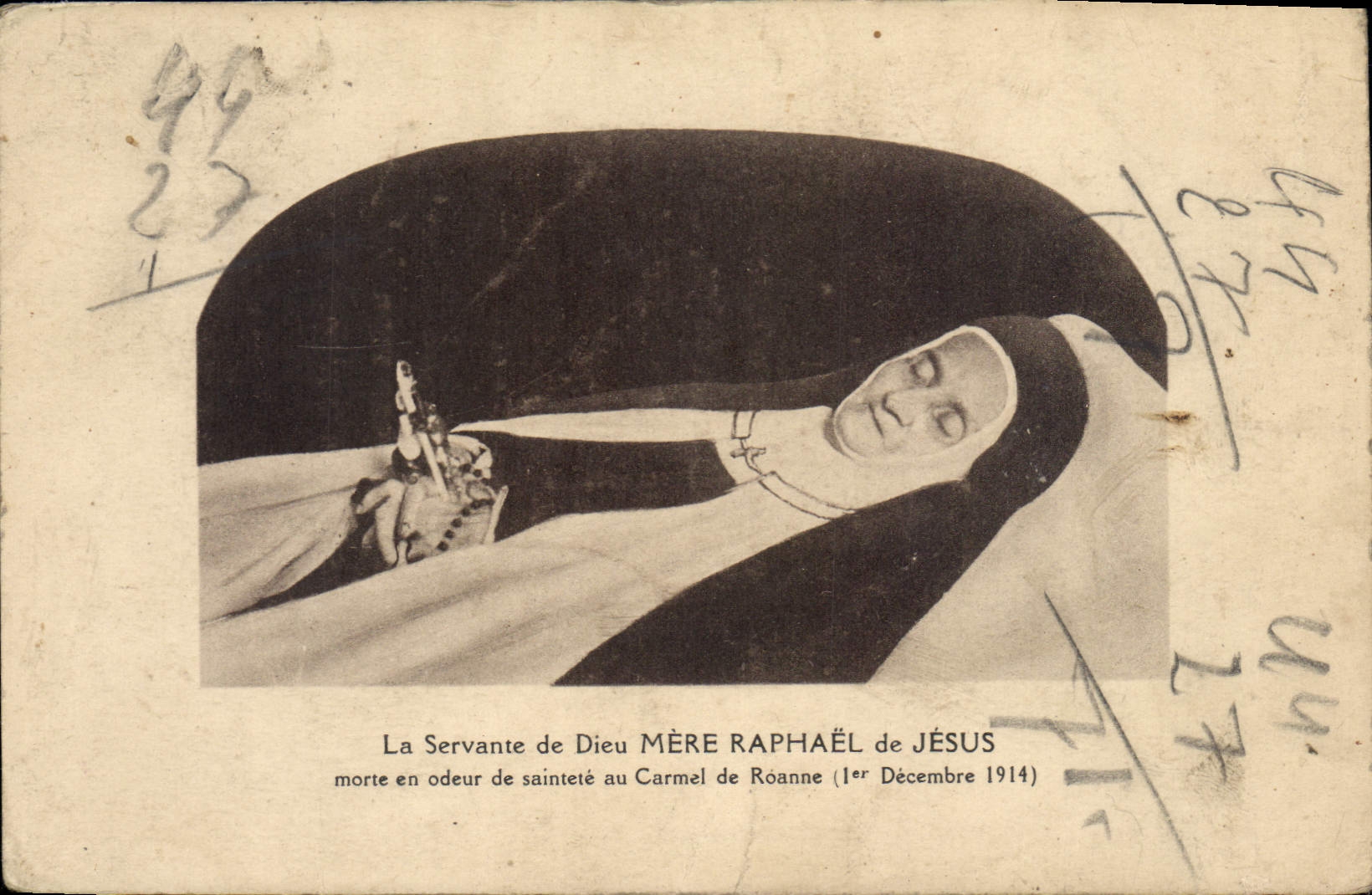 CPA La Servante de Dieu Mere Raphael de Jesus 