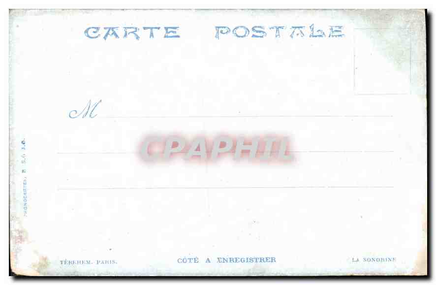 CPA Dinet Musee de Luxembourg l'Homme au grand chapeau  — Verso