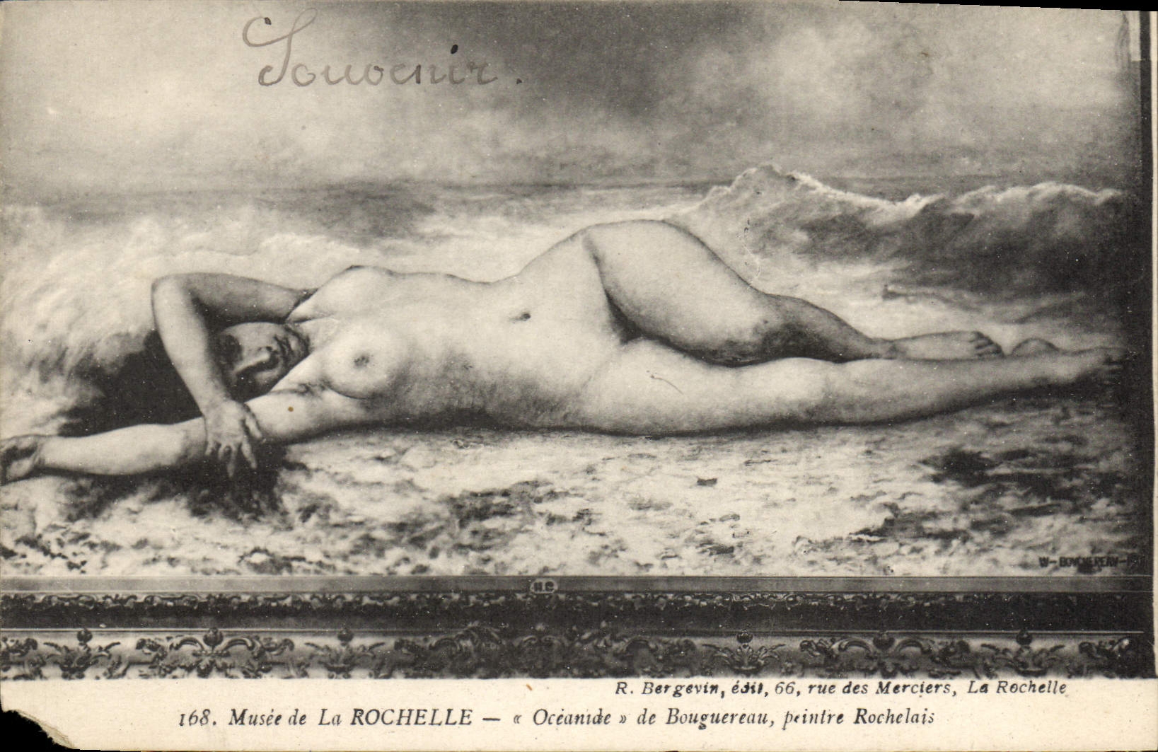 CPA Musee de Rochelle Oceanide de Bourguereau pointre Rochelais 
